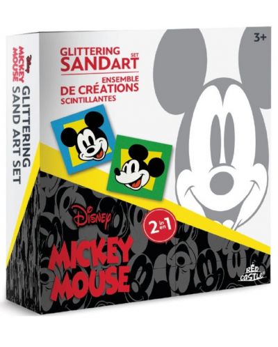 Set za bojanje pijeskom Red Castle - Mickey Mouse, s 2 slike - 1